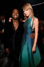 Kanye West and Taylor Swift (Image via Getty)
